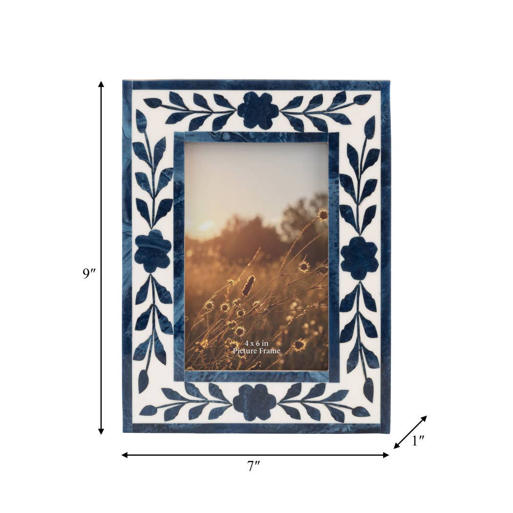 Wood Floral Petals Frame