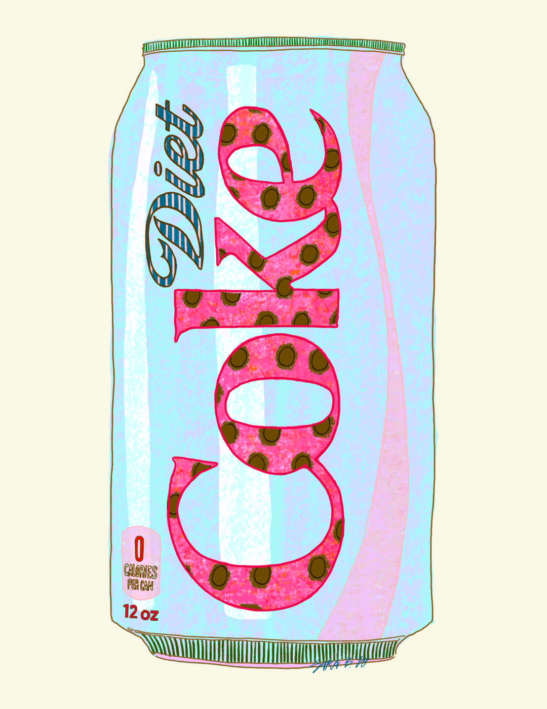 Diet Cola Art Print : Small