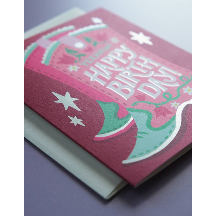 Cowgirl Boot Card
