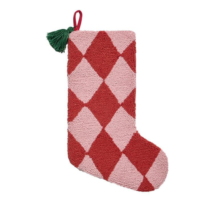Argyle Red Stocking