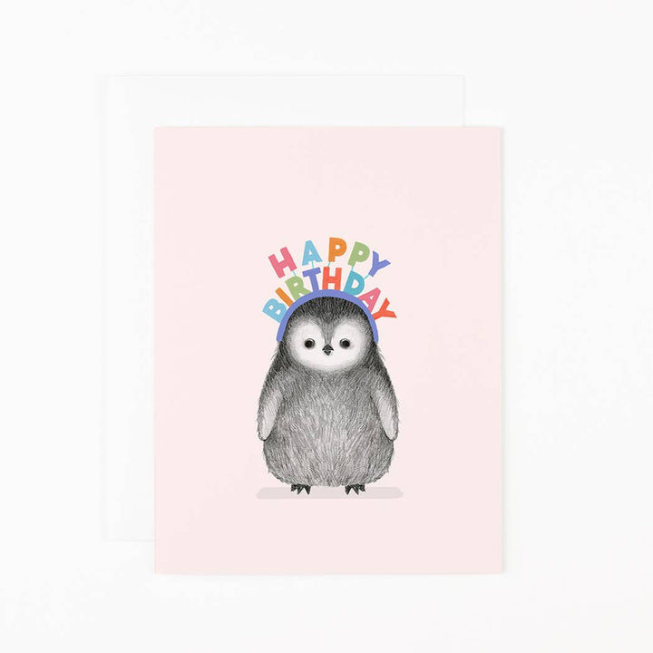 Happy Birthday Penguin Card