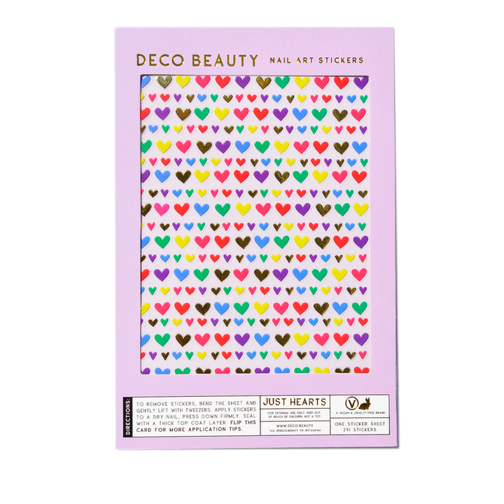 Hearts Nail Art Stickers