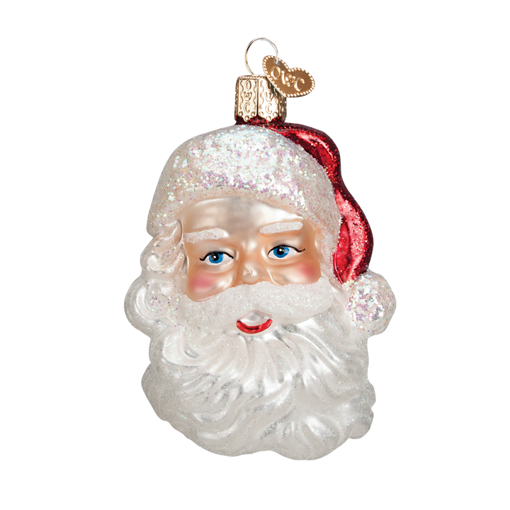 Mid-Century Santa Head Ornament