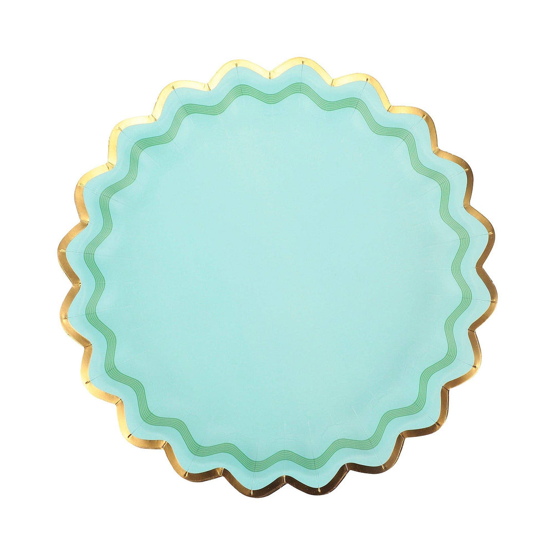 Rainbow Ric Rac Plates