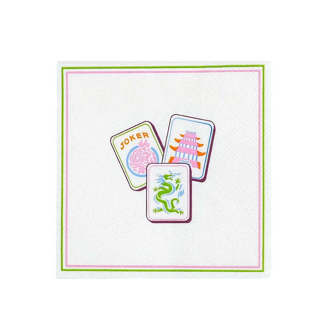 Mahjong Cocktail Napkins