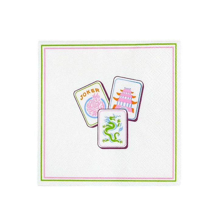 Mahjong Cocktail Napkins