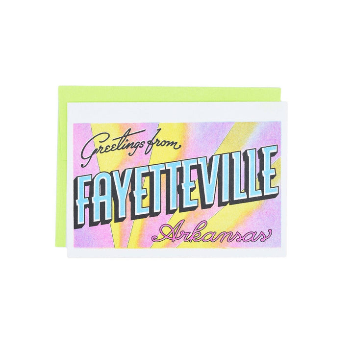 Greetings from Fayetteville Card