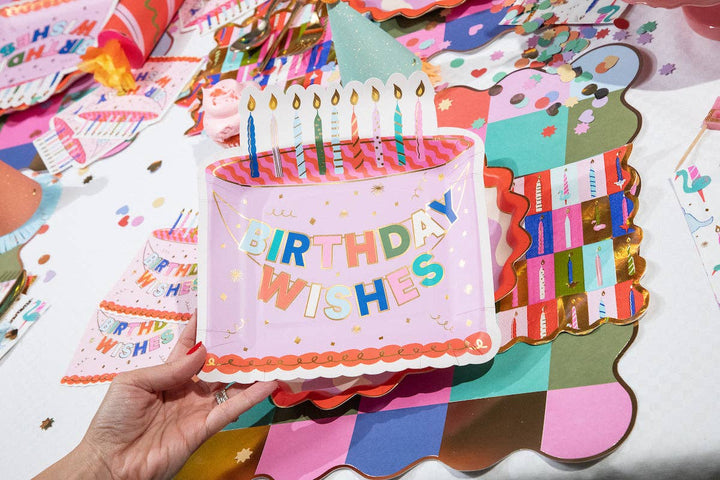 Birthday Wishes Dessert Plates