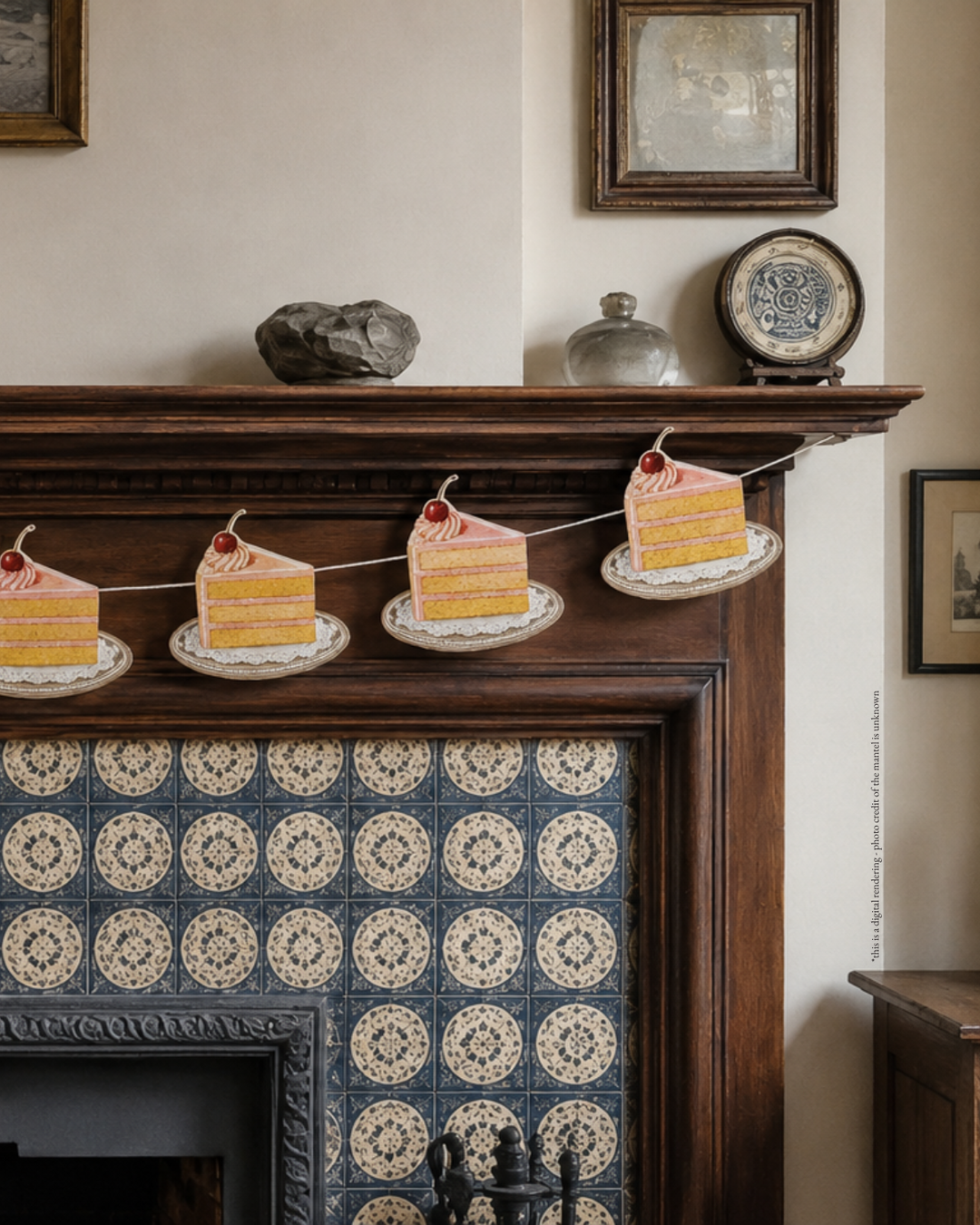 Vintage Cake Garland