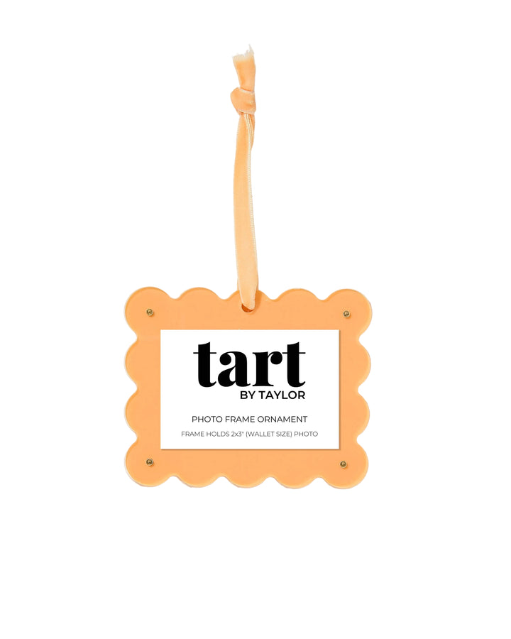 Orange Sherbet Frame Ornament