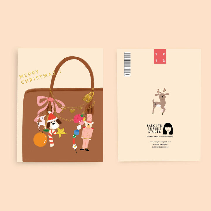 Yuletide Hand Bag Card