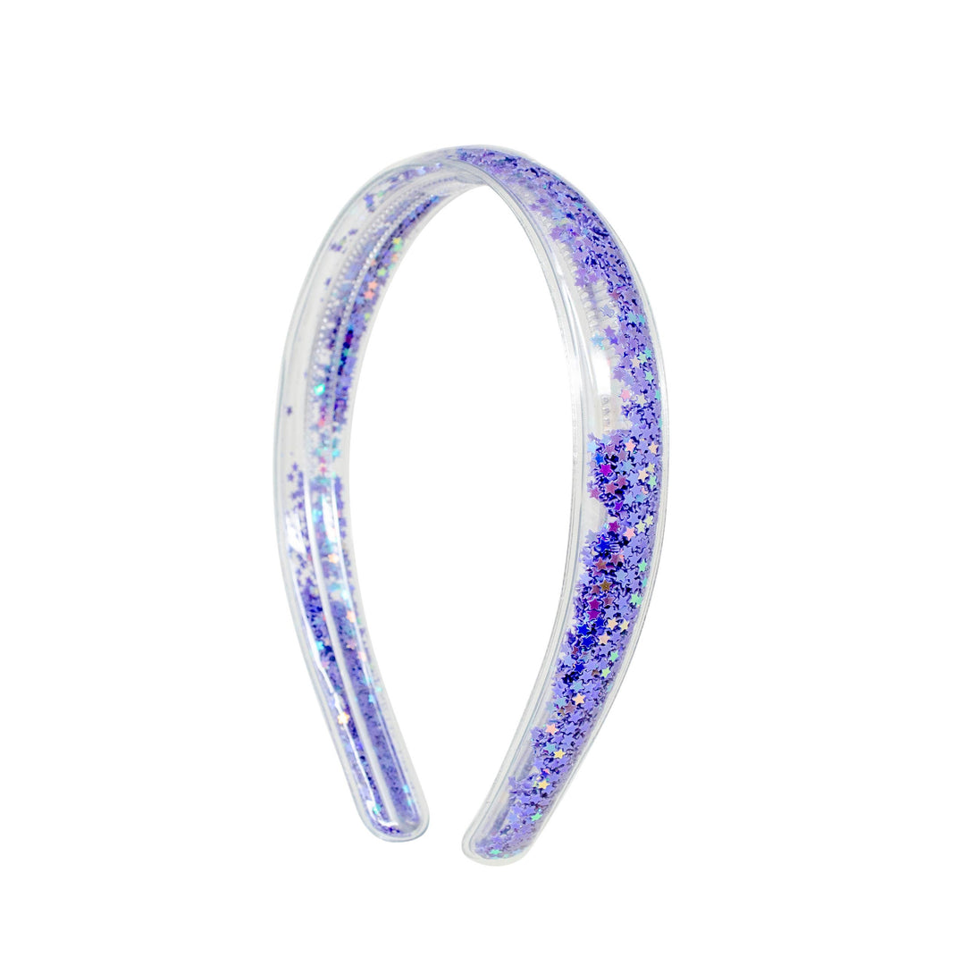 Purple Star Confetti Star Headband