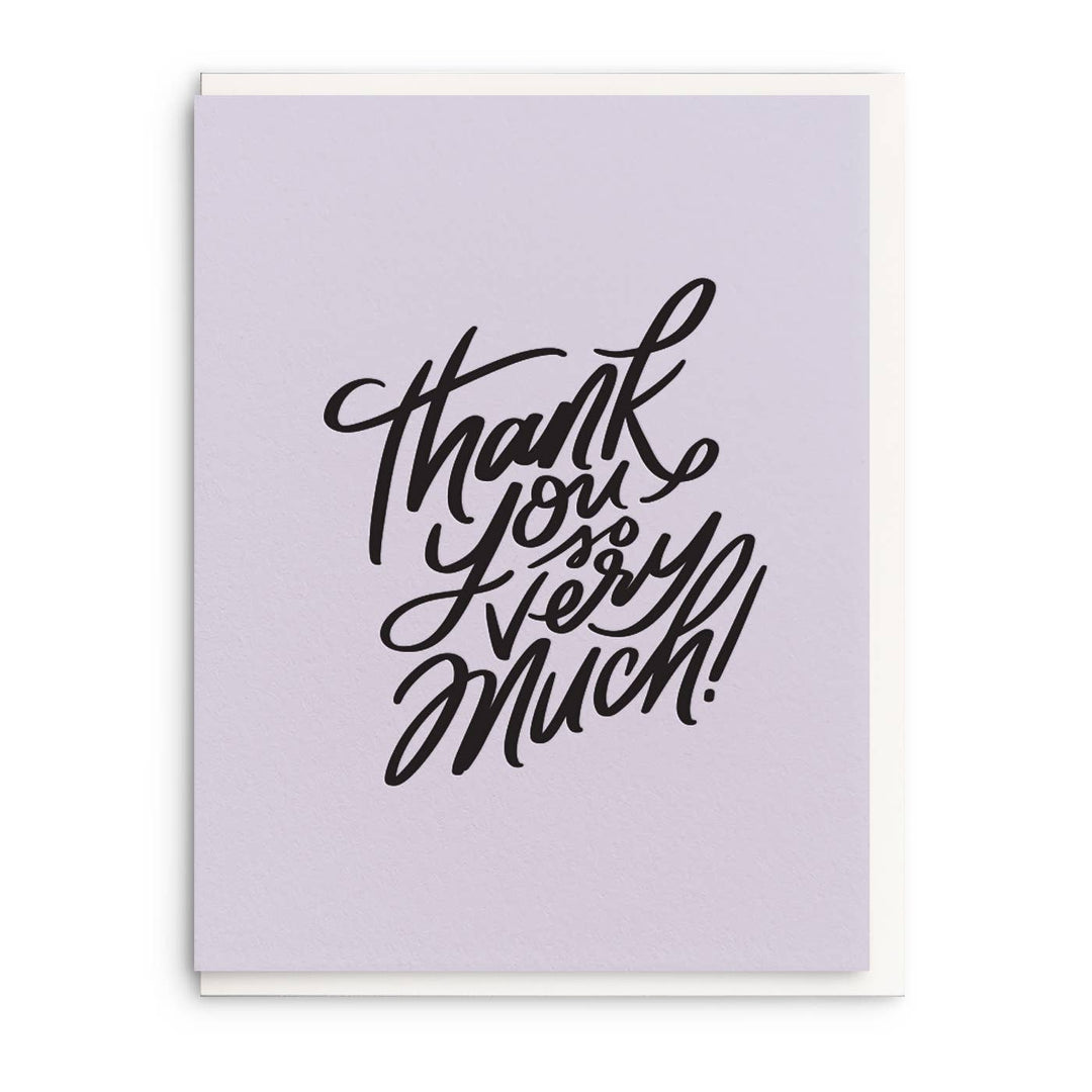 So Very Much Greeting Card