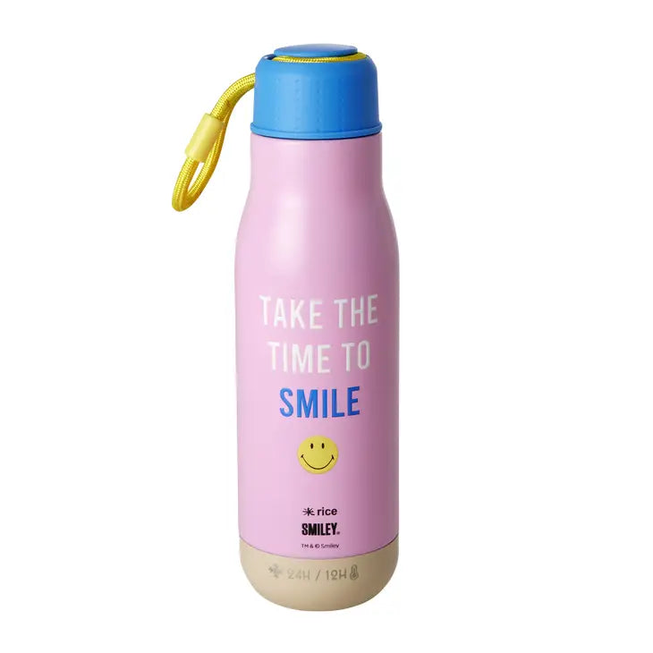 smiley water bottle reusable 