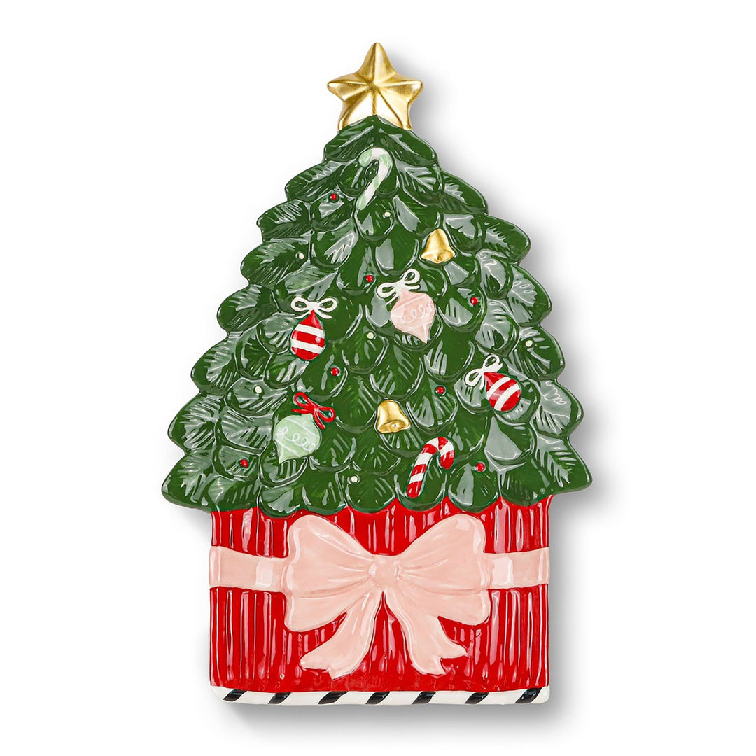 Ceramic Christmas Tree Plate