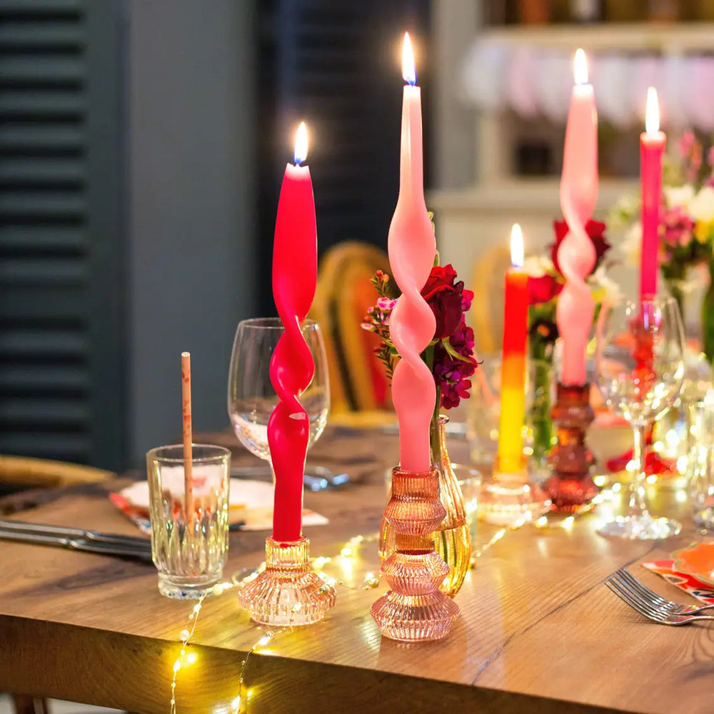 glass candlestick