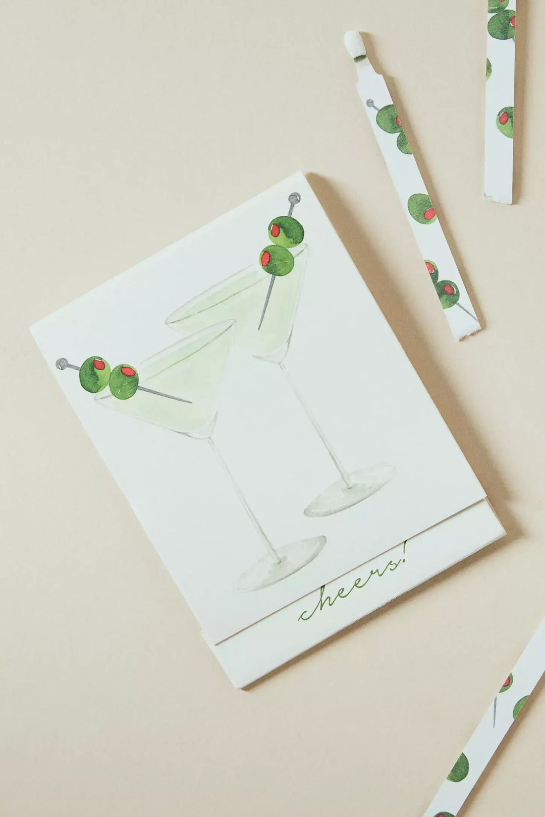Cheers Martini Match Card