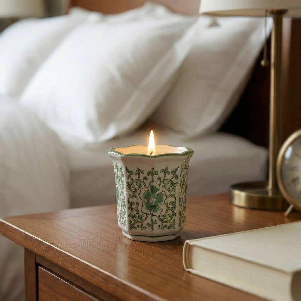 Plumeria Green Candle