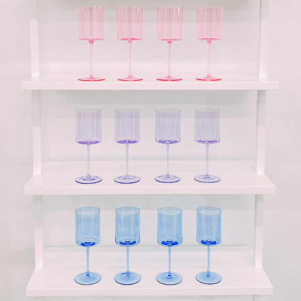 Anna Lavender Tall Wine Glass