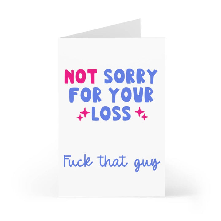 Not Sorry Funny Breakup Card