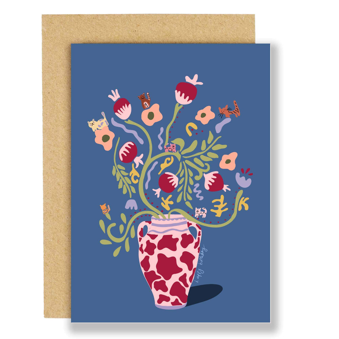 Cat Bouquet Card