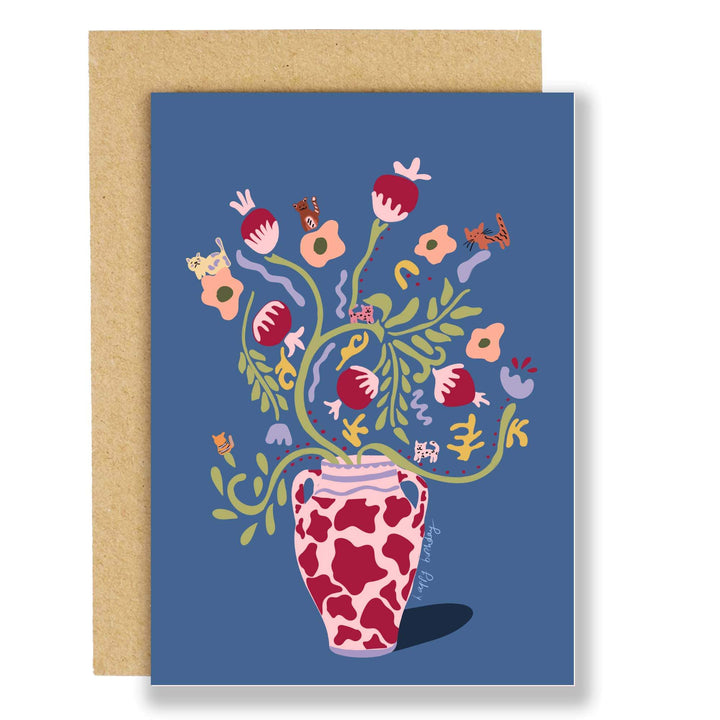 Cat Bouquet Card