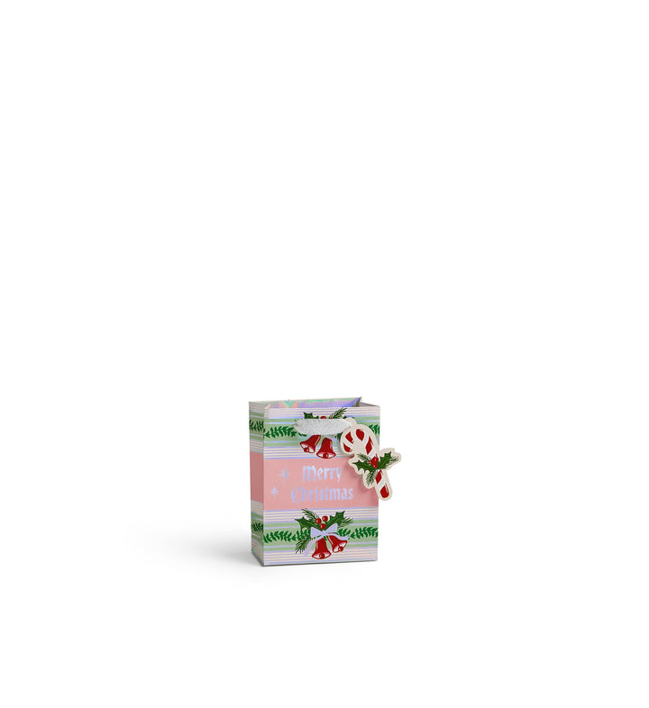 Candy Cane Stripe Gift Bag