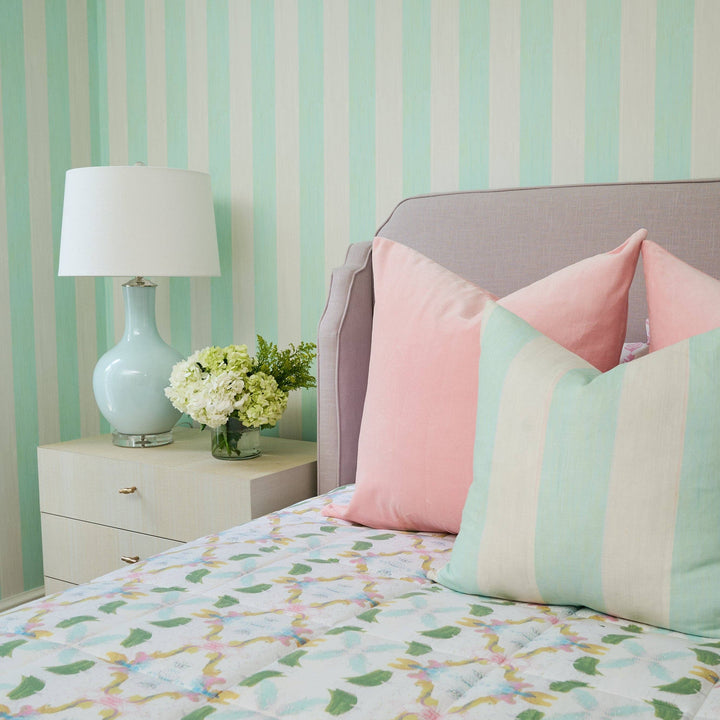 Blush Pink Solid Velvet Pillow