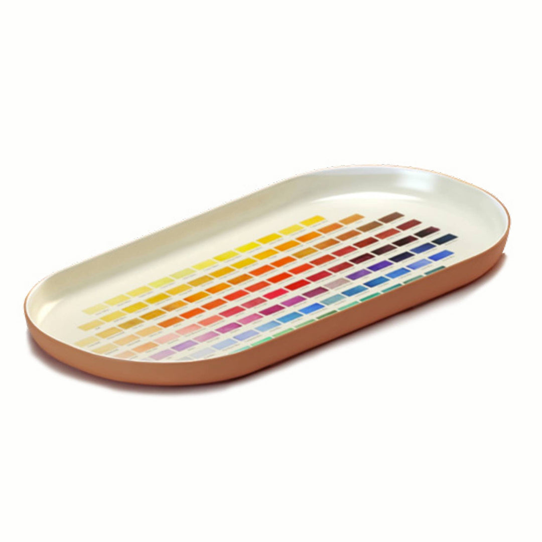 Nomenclature of Colors Enamel Printed Tray