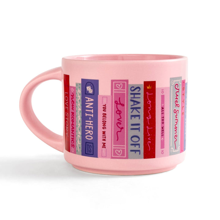 Book Tour Bookshelf Ceramic Mug