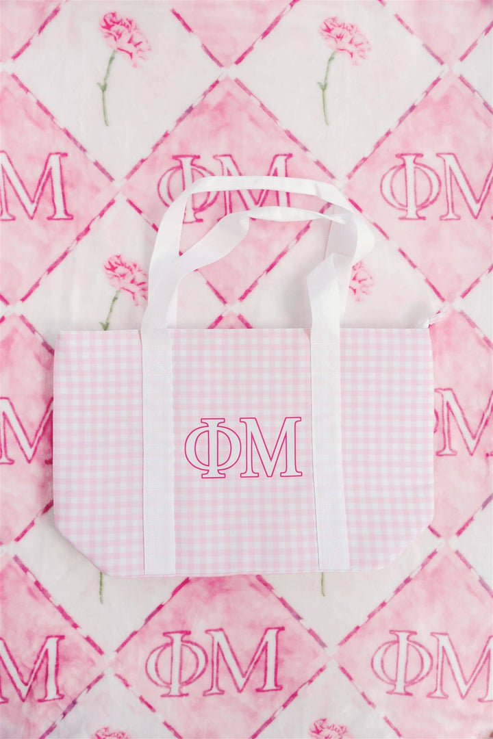 Phi Mu Tote Bag