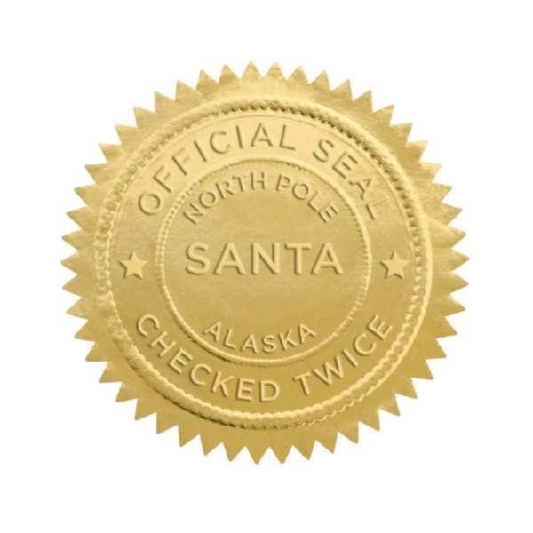 Santa Seals Stickers
