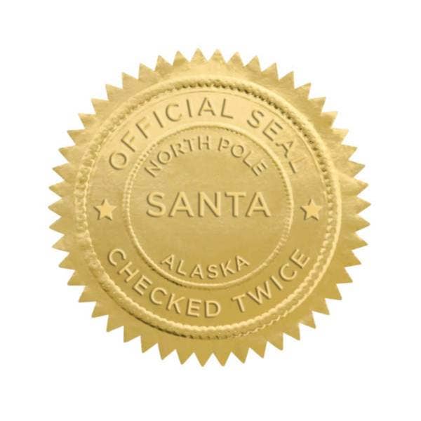 Santa Seals Stickers