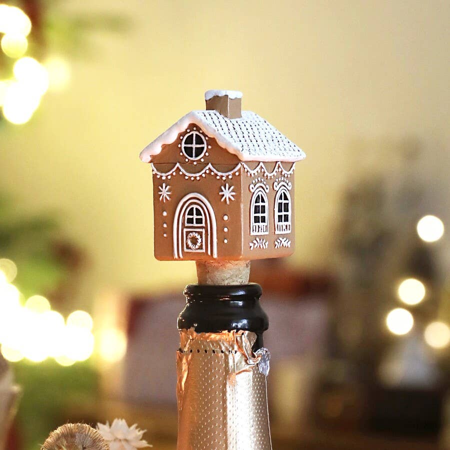 Gingerbread Bottle Stopper