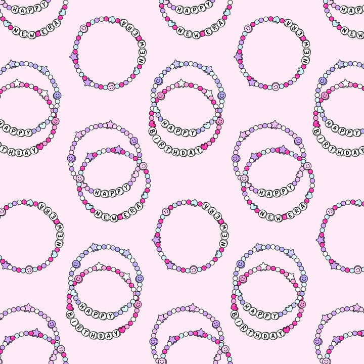 Birthday Friendship Bracelets Wrapping Paper Roll 