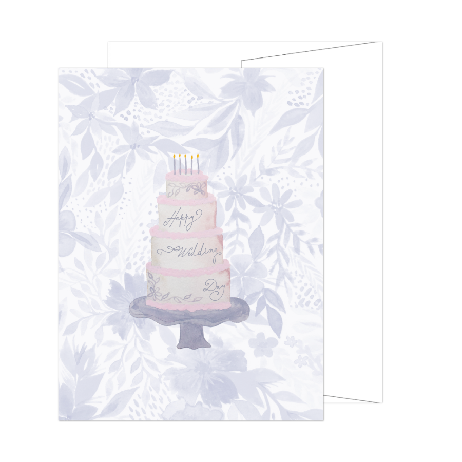 Wedding Day Cake Card
