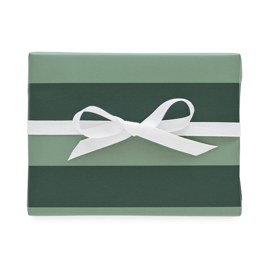 Green Stripe Wrapping Paper