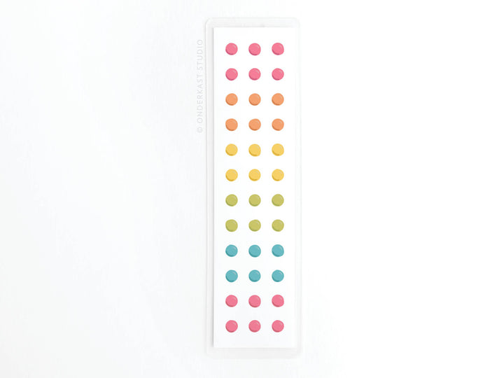 Button Candy Laminated Bookmark