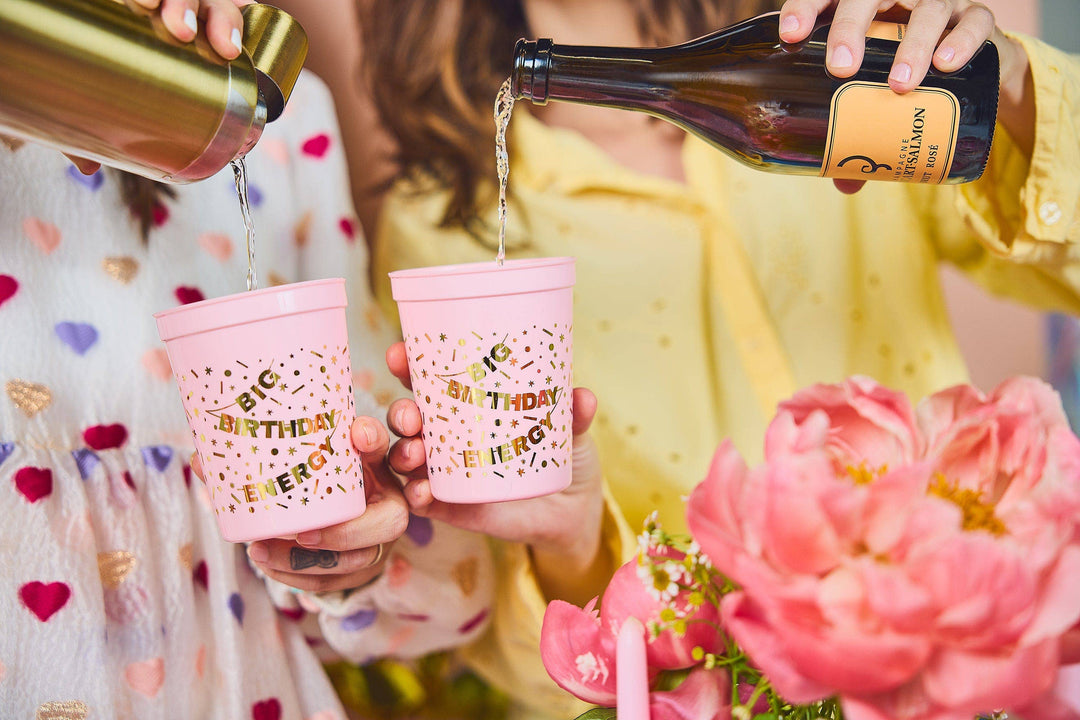 Big Birthday Energy Reusable Cups