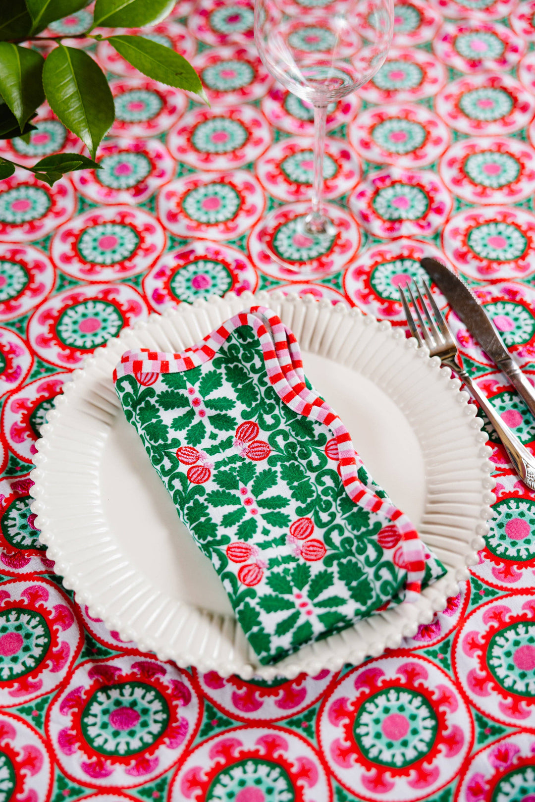 Suzani Round Tablecloth