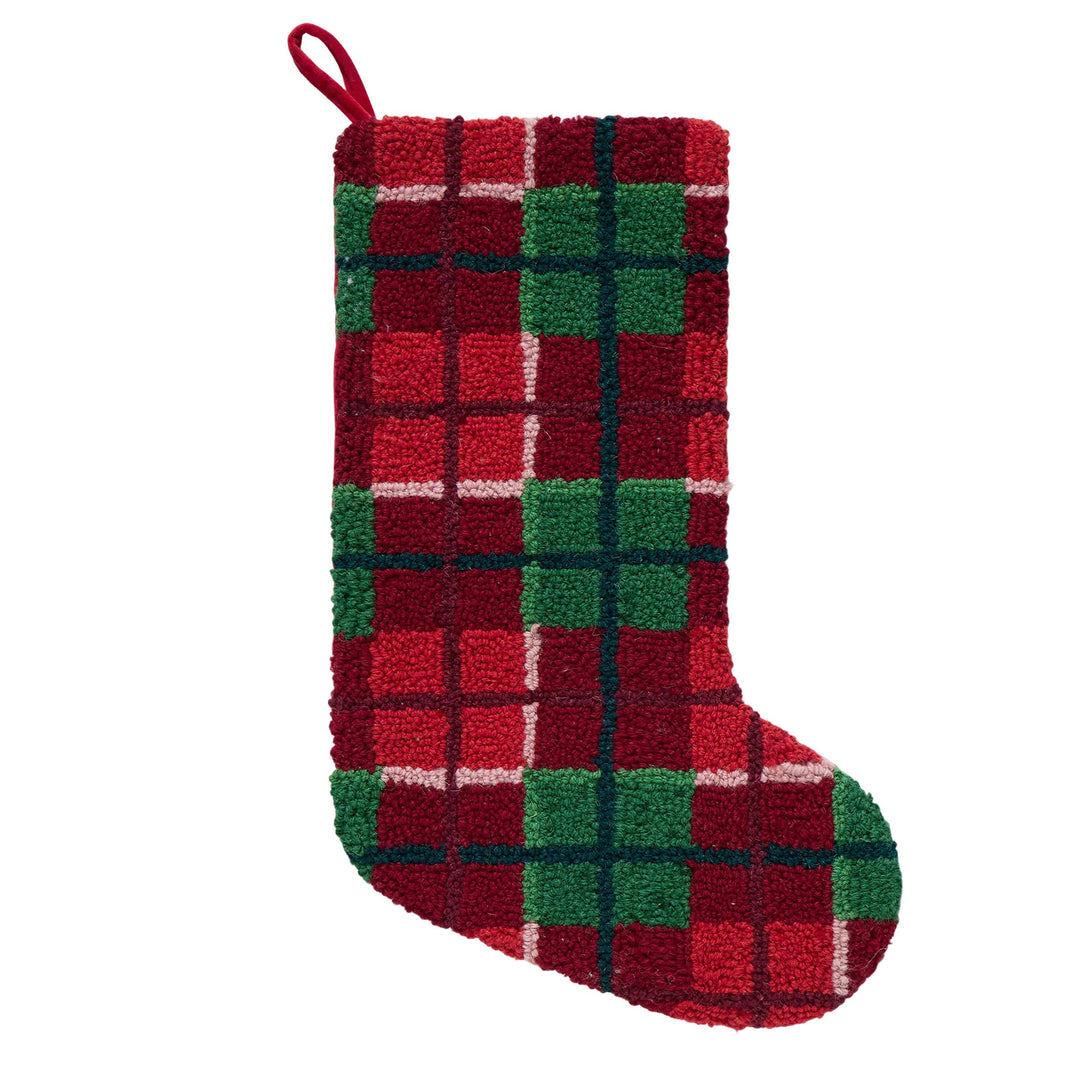 Christmas Plaid Stocking