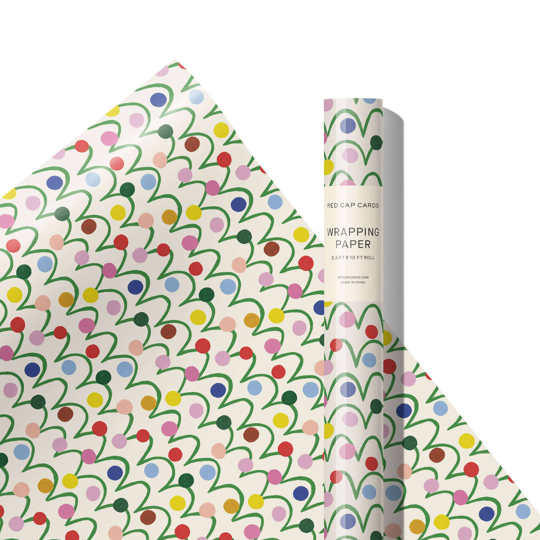Festive Globes Gift Wrap