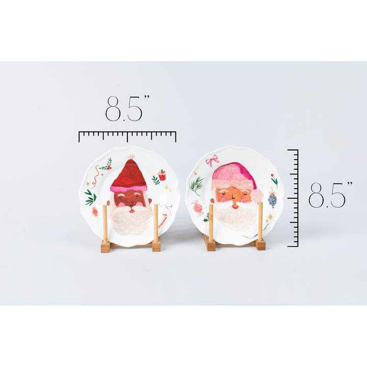 Melamine Santa Plate