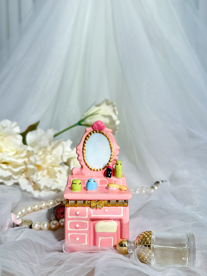 Pink Dresser Trinket Box