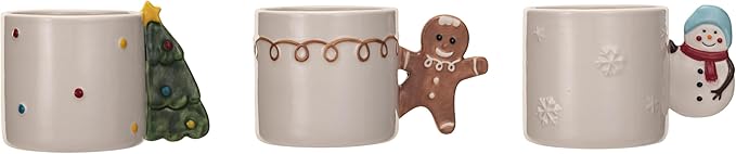 Holiday Icon Shaped Handle Mug