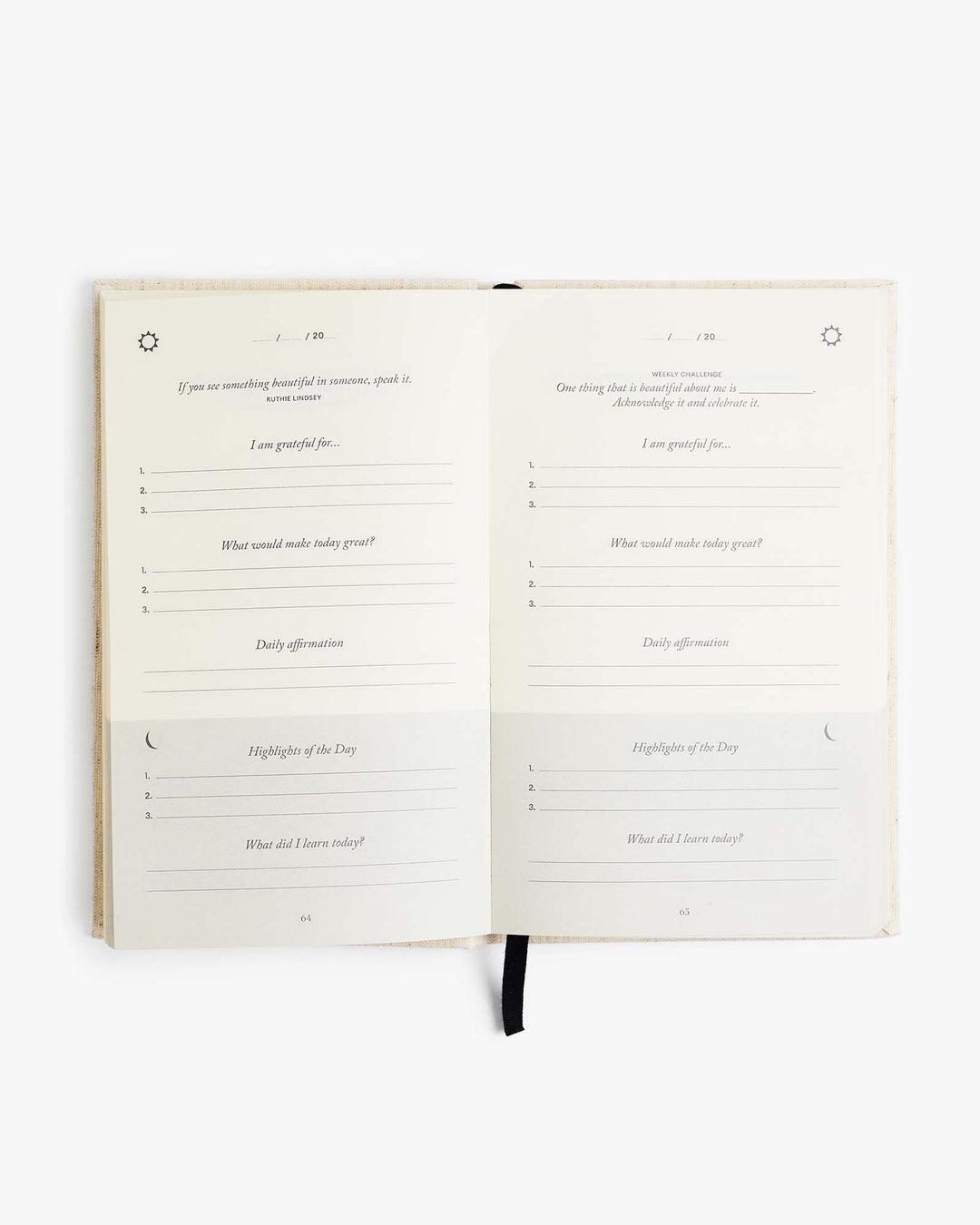The Five Minute Journal Ditsy Tulip