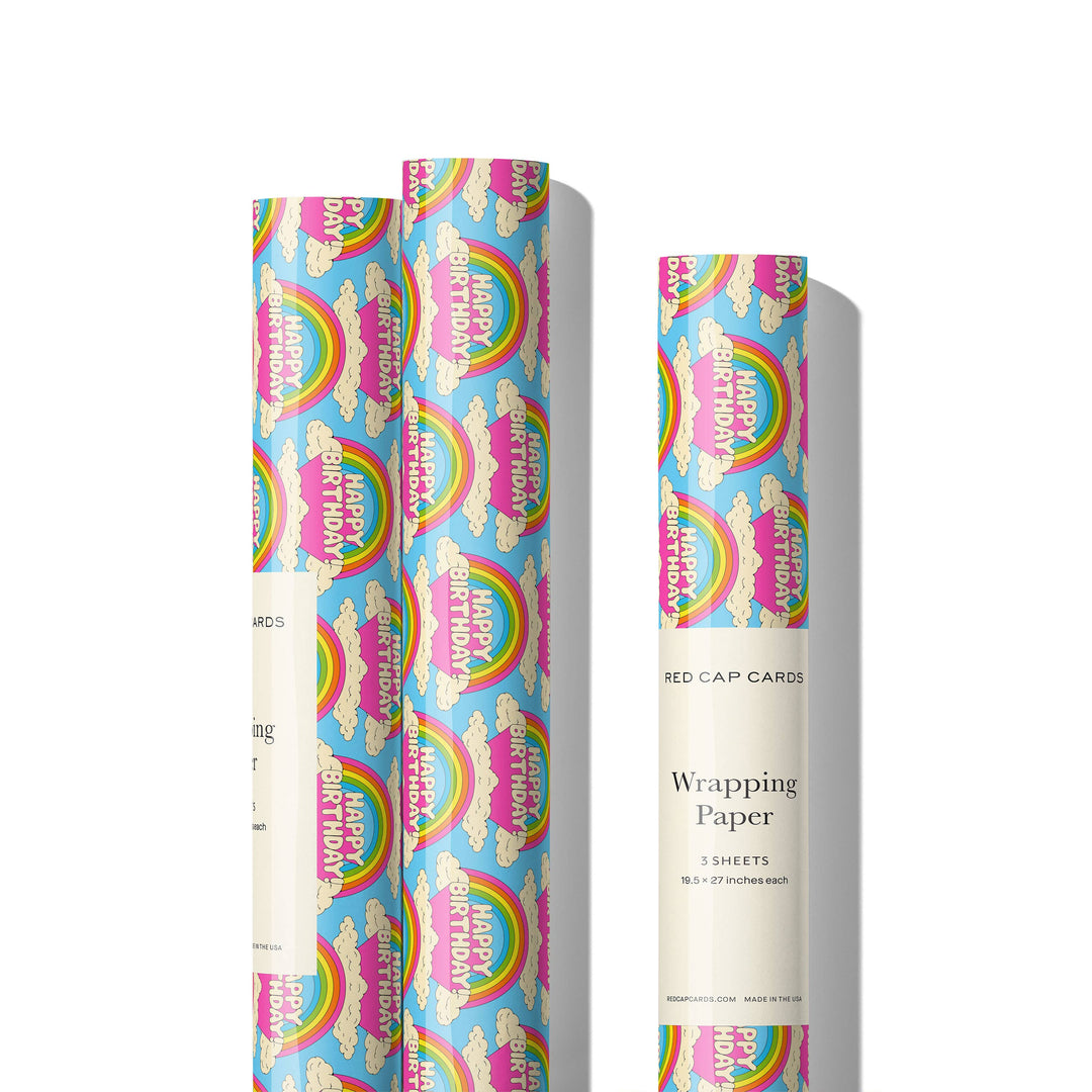 All Over Rainbows Wrapping Paper