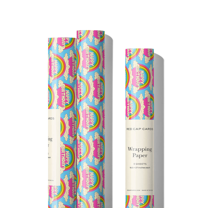 All Over Rainbows Wrapping Paper