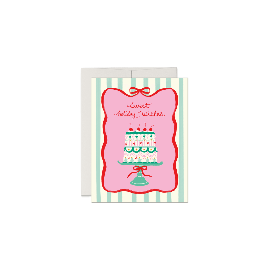 Sweet Holiday Cake Card