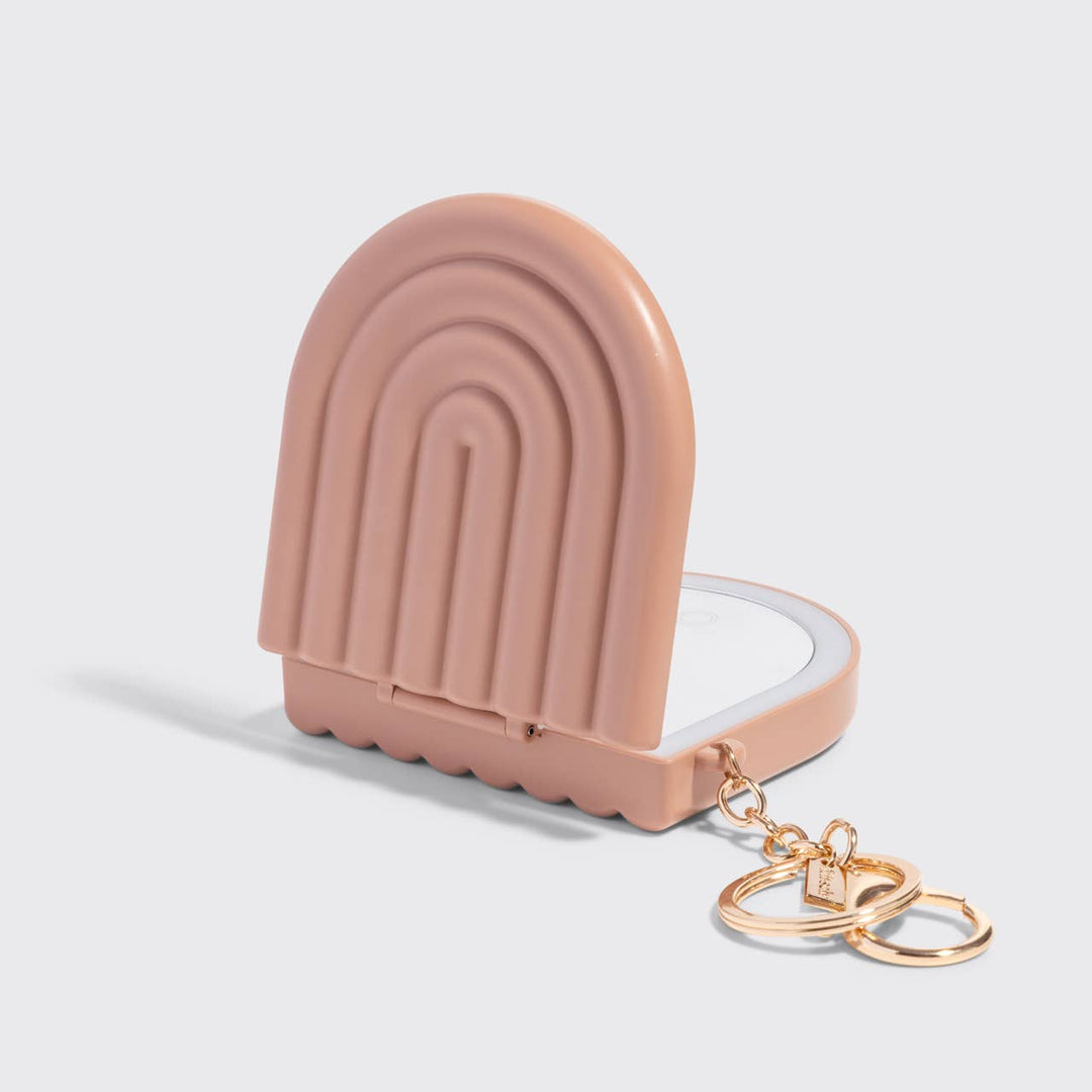 Compact Mirror Keychain